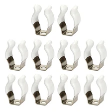 Keep Your Garage or Shed Tidy 10PCS Tool Storage Hangers with Spring Clips