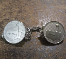 1962 Masters Golf Tournament Sterling Silver Sweater Guard/Tie Chain by Robbins