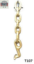 Heavy Duty T Hook Chain  Body Frame Machin Repair Towing Tool Tow Truck Wrecker