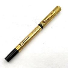 Waterman Clip Cap Gold Filled Floral 5-1/4