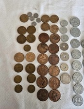 Lot 54 pièces monnaies