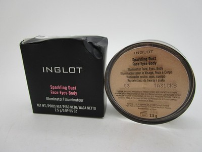 Shade: 03 INGLOT Sparkling Dust for Face Eyes Body - Illuminator