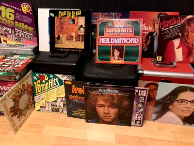 16 LP's Peter Maffay, CHRIS DE BURGH, Neil Diamond, Howard Carpendale, TOP HITS