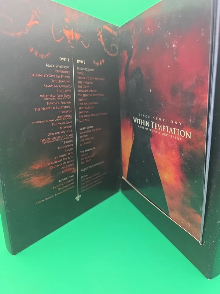 Within Temptation And The Metropole Orchestra - Black Symphony DVD X2 Cd X2 VGC - Image 3 of 4