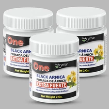Arymar Black Arnica Ointment, Extra Strength Formula 2 fl oz (3-Pack)