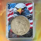 1924 P PEACE 90% Fine Silver Dollar Custom Slab/Case PHILADELPHIA MINT COIN $1