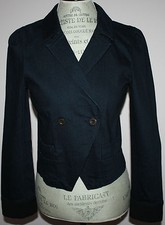 Womens Marc by Marc Jacobs 379 Denim Blue Blazer Jacket Size 8