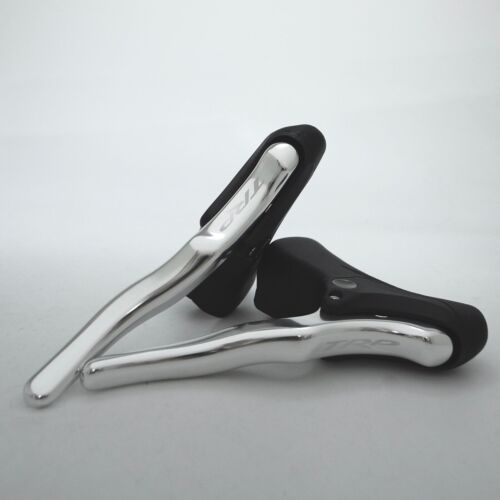 TRP RRL Alloy Brake Levers Road Bike Fixed Gear Single Speed Bike (Black-Silver) - Picture 4 of 6
