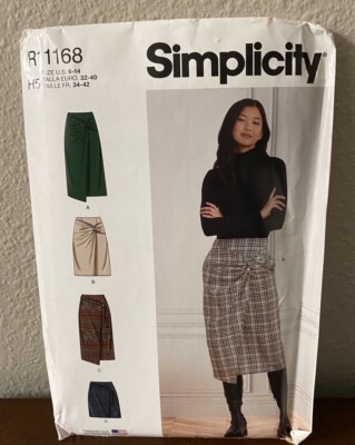 Simplicity Sewing Pattern Misses Skirts Pencil Skirts R11168 Sz 6-14 Uncut