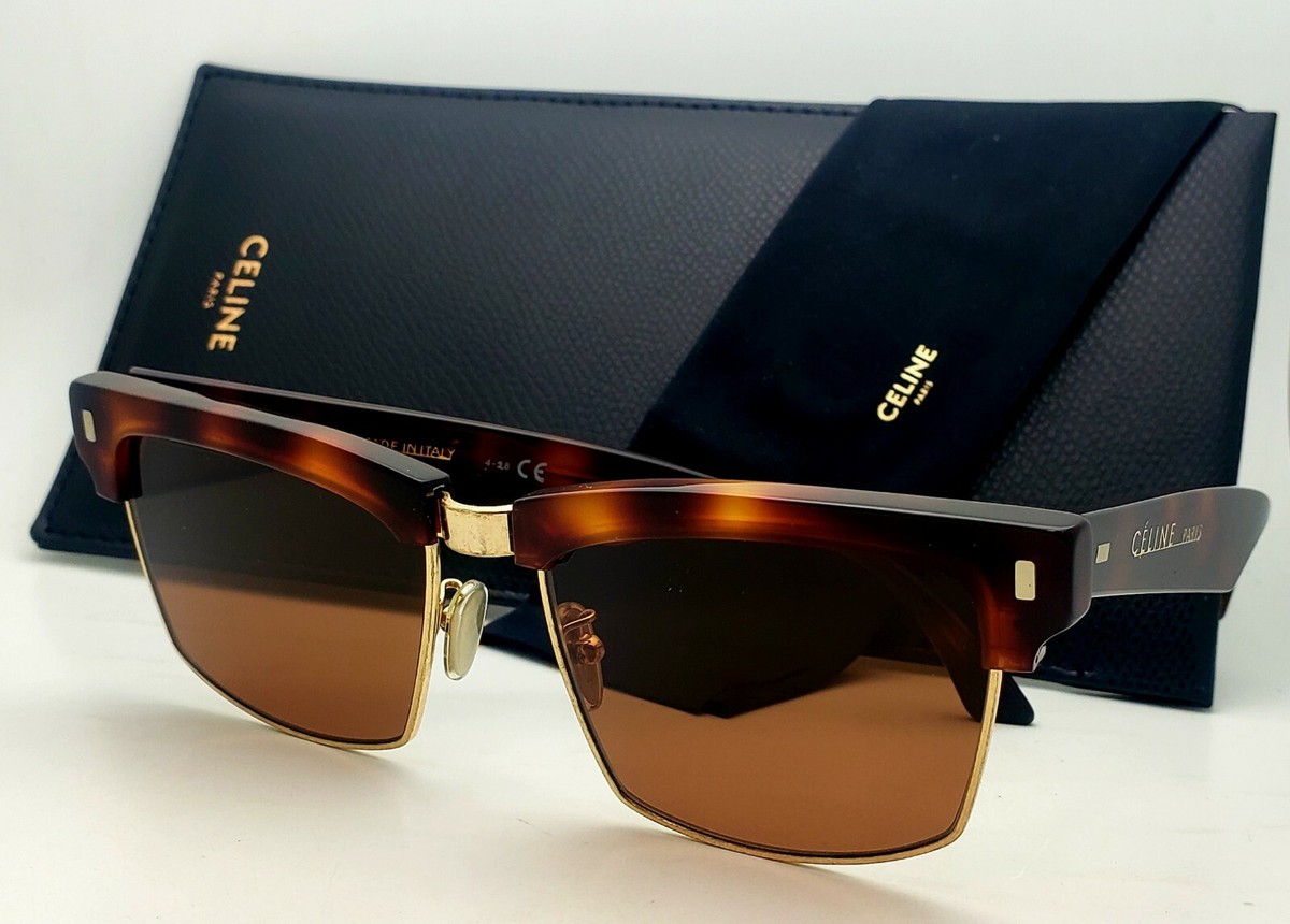 CELINE トータス サングラス CL40003l Celine Tortoiseshell Acetate