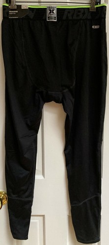 NWT RBX MEN COMPRESSION TRAINING TIGHTS BASE LAYER BLACK PANTS CRM7012 SMALL $58 - Picture 2 of 2