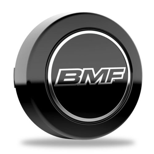 BMF WHEELS SNAP-IN CENTER CAP, 8 LUG, FLAT BLACK, SHORT STYLE, OEM - 1 PACK - Photo 1 sur 3