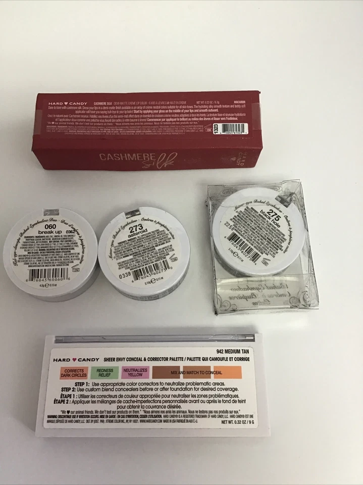 Hard Candy Set: 1 Color de Labios 3 Sombra de Ojos en Polvo 1 Paleta 1 Crayón 1 Base Foto 2 de 3