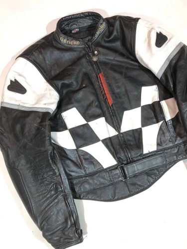 Hein Gericke Avangarde Racing Moto Leather Jacket Vintage - Picture 5 of 10