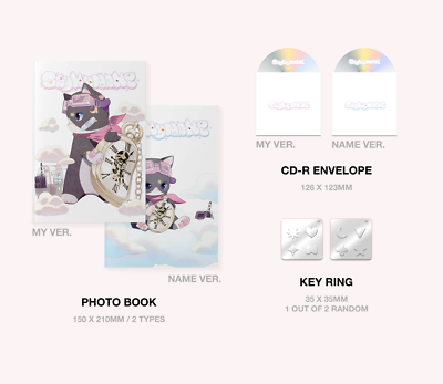 K-POP SAY MY NAME 2nd EP Album My Name Is NAME Ver. CD+Book+P
