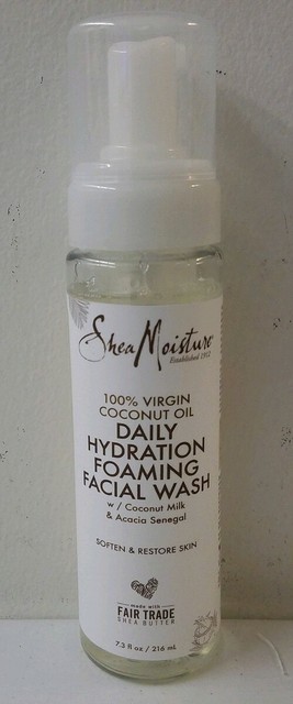 shea moisture coconut face wash