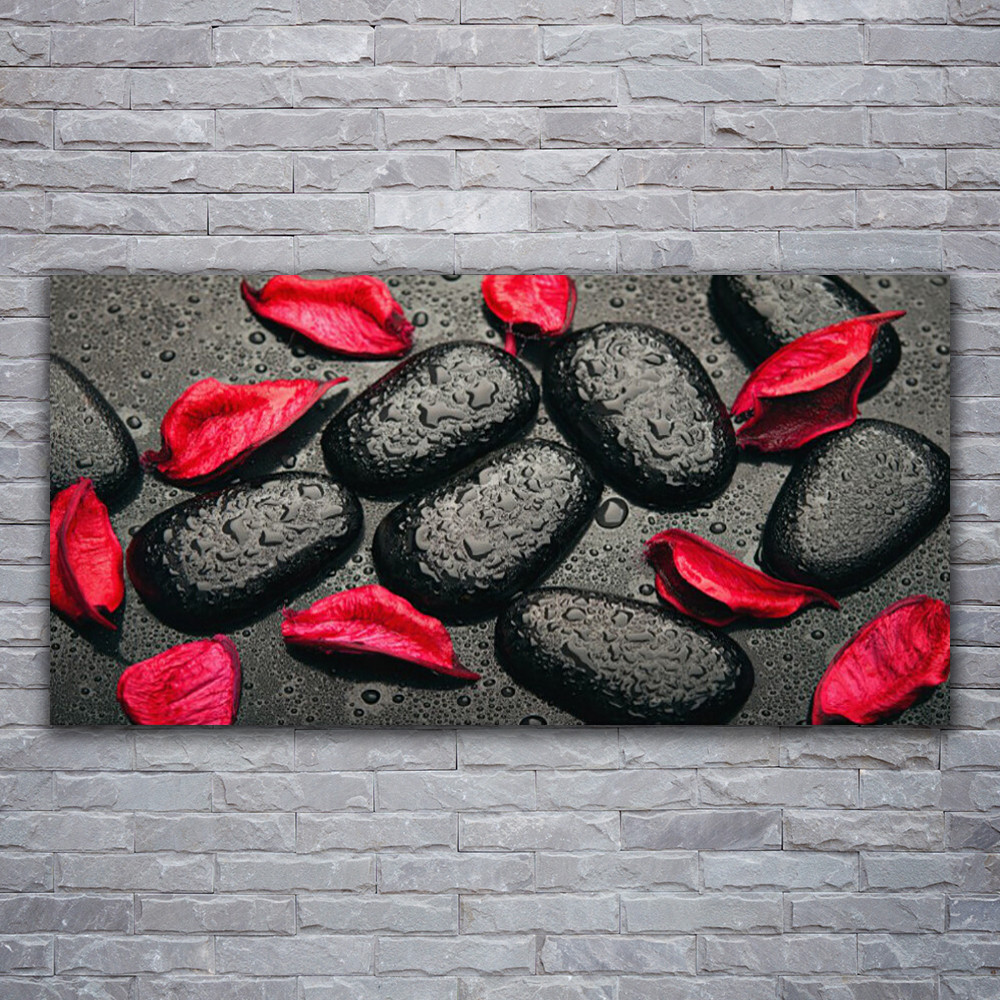Tableau impression acrylique zen pour habiller le mur d'un salon moderne