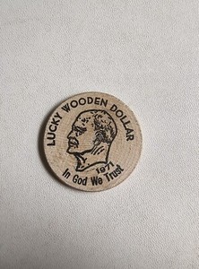READING Pennsylvania READING COIN CLUB ~ Abraham Lincoln hotel ~ Wooden Nickel