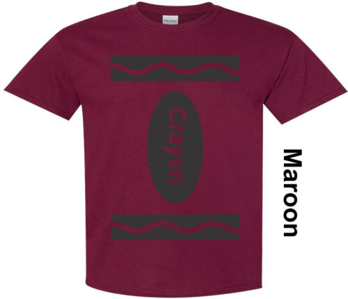 Crayon Kids Youth Halloween Costume Boys Girls Tee T Shirt - Picture 20 of 24