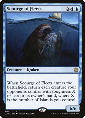 Scourge of Fleets: MtG Magic the Gathering Zendikar Rising Commander Rare