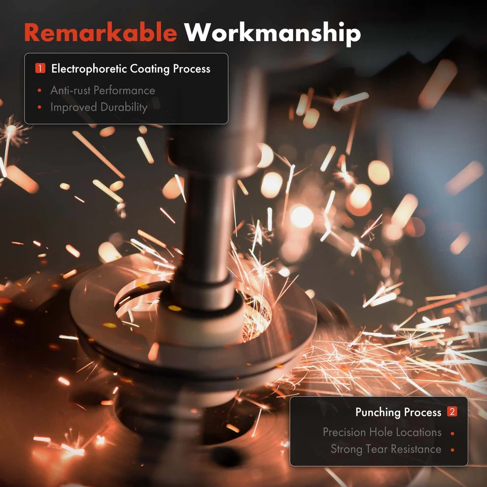 Protector antipolvo freno trasero lateral 2 piezas para Audi A4 Quattro 1999-2002 S4 2000 2001 2002 Foto 4 de 4