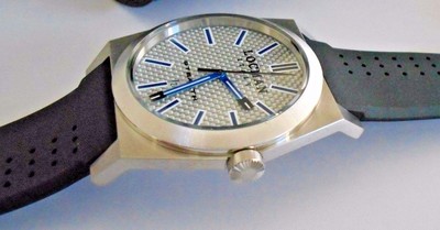 New Men's Locman Sport Stealth Titanium Quartz Watch with Leather Locman Case