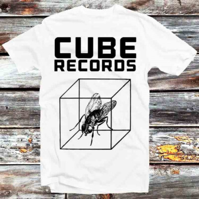 T-Shirt Cube Records Logo Gangsta RAP RnB Record Label Musik Rock B1022