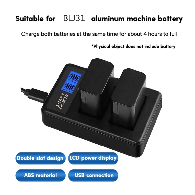 BLJ31 Battery Double Slot Charger for DCS1 DCS1M DCS1R DCS1RM