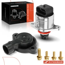 A-Premium 2Pcs Throttle Position Sensor & Idle Air Control Valve for Chevy GMC