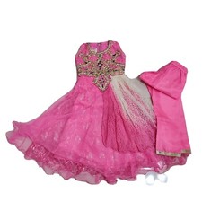 Girls Ethnic Shalwar Khameez Indian Wear Desi Clothes lightly used