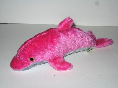 pink stuffed dolphin