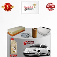 Inspektionskit 4 Filter Und ÖL Vw Beetle 1.8 Tsi 125KW 170CV Von 2013-