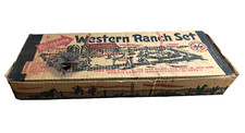 Vintage 1952 Louis Marx Western Ranch Set  EMPTY BOX ONLY  