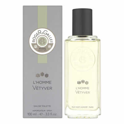 L'Homme Vetyver by Roger Gallet for Men 3.3 oz EDT Spray Brand New