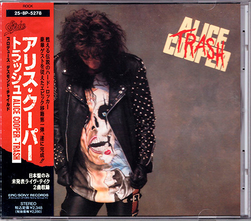 ALICE COOPER | Trash JAPAN CD 25•8P-5278 1989 OBI s14543 | eBay
