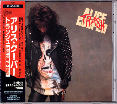ALICE COOPER | Trash JAPAN CD 25•8P-5278 1989 OBI s14543 | eBay