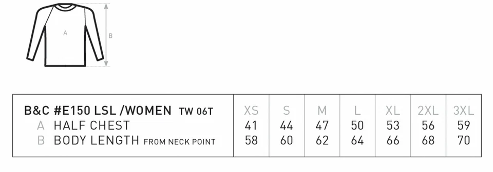 Damen Langarm T-Shirt Longsleeve Shirt Baumwolle Langarmshirt Unisex Rundhals - Bild 2 von 2