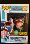 Funko Pop! DISNEY Lilo and Stitch 636 SUMMER STITCH Hot Topic Exclusive