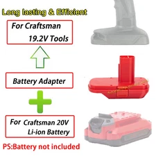 NEW For Craftsman V*20 20V Li-Ion Battery To 19.2V Tools Battery Adapter