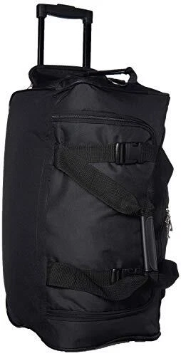 Rockland Luggage Rolling 22 Inch Duffle Bag, Black, One Size | eBay