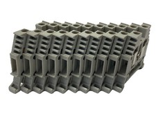 Allen Bradley 1492-W4 Terminal Blocks 30A 600VAC/DC Gray 4mm LOT OF 10