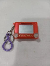 Vintage 1994 Etch A Sketch Keychain Working Condition Eroom technology 