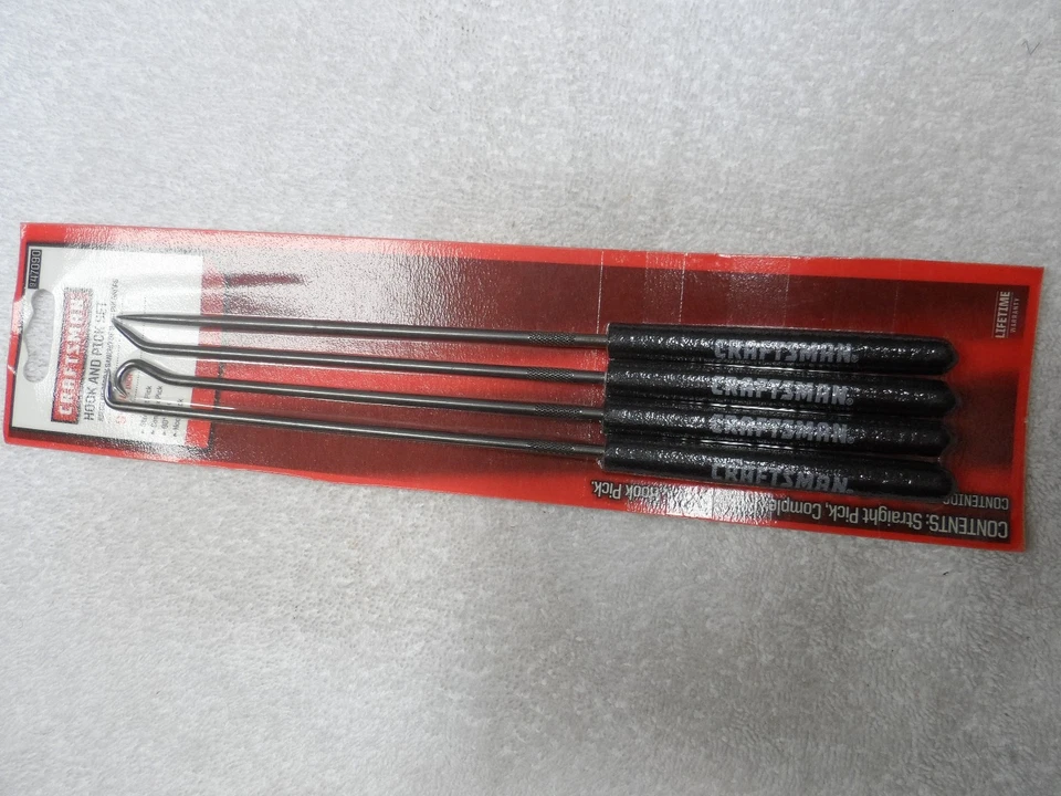 Juego de ganchos y escobillas Craftsman con asas de agarre de cojín EE. UU., 4 piezas - Parte # 47090 Foto 2 de 3