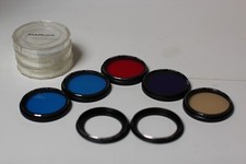 Marumi Slip-on Filter set with 2 lens adapters 49mm  52mm Near Mint