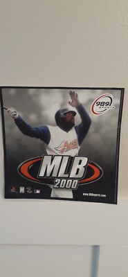 Rare  Playstation Original NFL Gameday 99 & 989 MLB 2000 Electostatic Stickers.