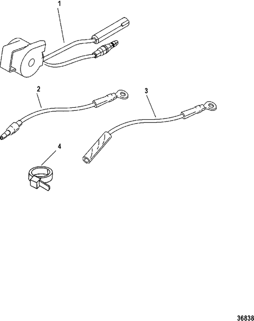 816492A6 MERCURY QUICKSILVER ALARM KIT / AUDIO WARNING BUZZER 816492A5