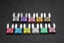 55 PACK ATM 5 EACH VARIETY FUSES MINI FUSE BLADE STYLE CAR BOAT AUTOMOTIVE