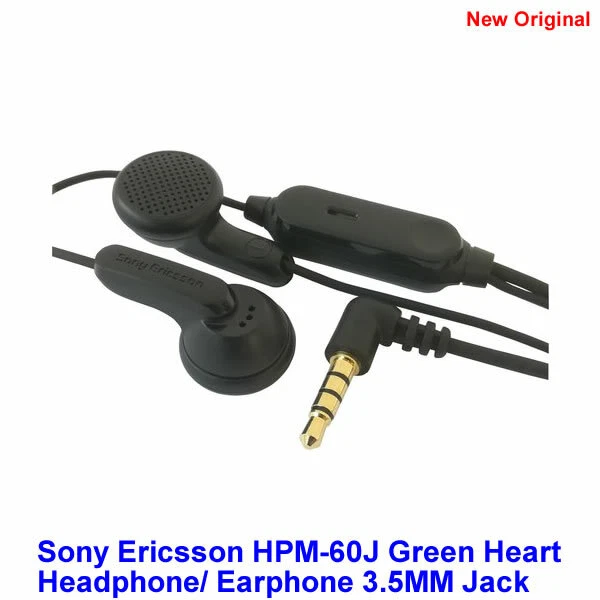 100% Genuine Original Sony Ericsson HPM-60J Headset / Earpiece 3.5MM Jack -Black - Image 3 of 3