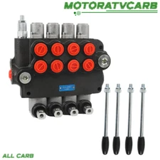 ALL-CARB Hydraulic Control Valve 21GPM 4Spool 3600PSI SAE w/conversion plug