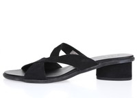 Womens Arche 226344 Black Nubuck Leather Slides Sandals Sz. 38 on sale Womens Arche 226344 Black Nubuck Leather Slides Sandals Sz. 38 on sale
